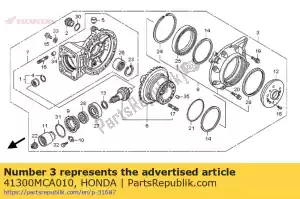 Honda 41300MCA010 assy gear, final - La partie au fond