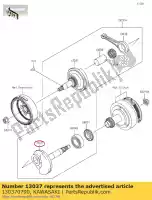 130370790, Kawasaki, 01 virabrequim, rh kawasaki  110 125 2017 2018 2019 2020 2021, Novo