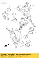 5131129F01, Suzuki, steun voor f suzuki dr z400e z400s 400 , Nieuw