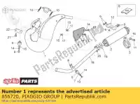 856720, Piaggio Group, geluiddemper aprilia rx sx 125, Nieuw