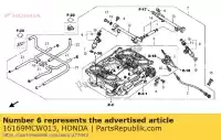 16169MCW013, Honda, ficar, fio honda vfr  a st pan european crossrunner x st1300 st1300a vfr800 vfr800a vfr800x 800 1300 , Novo