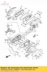 Qui puoi ordinare copertina 1 da Yamaha , con numero parte 1SDE44170100: