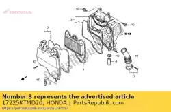 Ici, vous pouvez commander le pas de description disponible pour le moment auprès de Honda , avec le numéro de pièce 17225KTMD20: