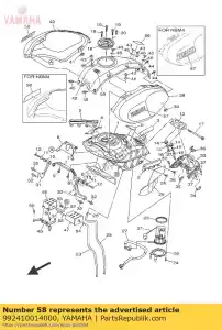 yamaha 992410014000 emblema, yamaha - Il fondo