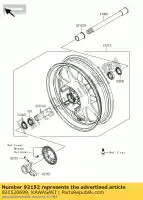 921520699, Kawasaki, colar, cubo de fr, lh vn1700b9f kawasaki vn vulcan 1700 2009 2010 2011 2012 2013 2014 2015 2016, Novo