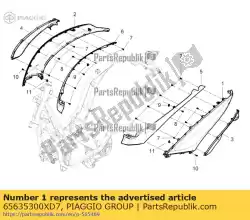 seitenverkl. Lks. Van Piaggio Group, met onderdeel nummer 65635300XD7, bestel je hier online: