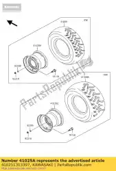 velg, fr, 12x6. 0, f. S. Zwart van Kawasaki, met onderdeel nummer 410251313397, bestel je hier online: