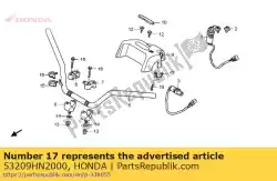 Qui puoi ordinare supporto, selezione modalità da Honda , con numero parte 53209HN2000: