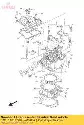 Qui puoi ordinare guarnizione, testata 1 da Yamaha , con numero parte 33D111810000: