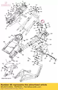 yamaha BS28331800 rester, clignotant 1 - La partie au fond