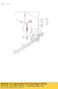 Piaggio Group 497018 enchufe - Lado inferior