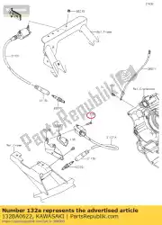 Qui puoi ordinare bullone-flangiato-piccolo, 6x22 zx1000 da Kawasaki , con numero parte 132BA0622: