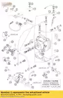 60142031000, KTM, Módulo abs 06 ktm adventure 990 2006 2007 2008 2009 2010 2011 2012, Novo