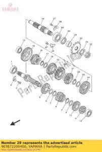 yamaha 903872200400 collier - La partie au fond