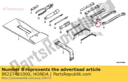 Tutaj możesz zamówić klucz oczkowy 10x12,5 mm od Honda , z numerem części 89227461000: