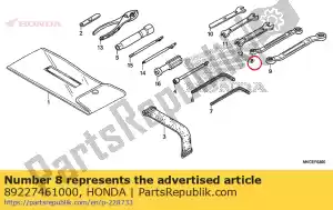 honda 89227461000 wrench, eye, 10x12 - Bottom side