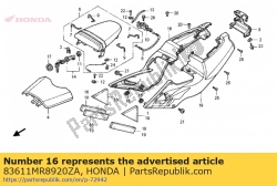 Aquí puede pedir cubierta lateral * tipo2 * de Honda , con el número de pieza 83611MR8920ZA: