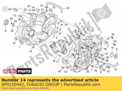 Qui puoi ordinare boccola t 19x13x10,5-l11,5 da Piaggio Group , con numero parte AP9150442: