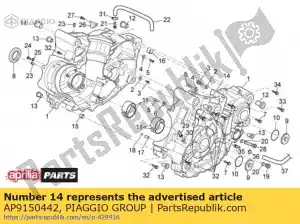 Piaggio Group AP9150442 boccola t 19x13x10,5-l11,5 - Il fondo