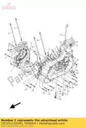 Ici, vous pouvez commander le carter 2 auprès de Yamaha , avec le numéro de pièce 1SCE51210000: