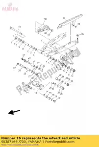 yamaha 90387164U700 colarinho (3 bilhões) - Lado inferior