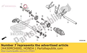 honda 24430MCH000 stop comp., versnellingsbak - Onderkant