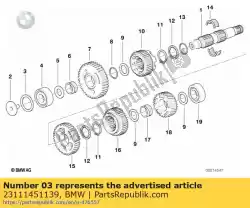 Qui puoi ordinare spessore - 37x47x0,40 da BMW , con numero parte 23111451139: