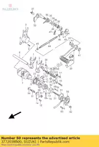 Suzuki 3772038B00 basis assy - Onderkant