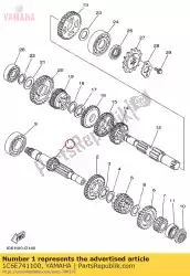 Tutaj możesz zamówić o? G?ówna (13t) od Yamaha , z numerem części 1C6E741100: