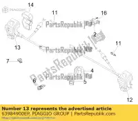 63984900EP, Piaggio Group, Dispositivo elettrico sinistro     , Nuovo