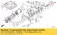 15772GW3980, Honda, no description available at the moment honda  trx xr 90 125 150 2004 2005 2006 2011 2012 2017 2018 2019, New