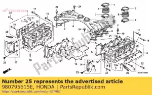 honda 980795615E spark plug - Bottom side