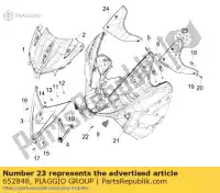 652848, Piaggio Group, Capa de proteção da mão esquerda     , Novo