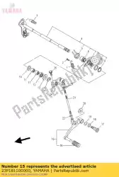 Here you can order the shift pedal assy from Yamaha, with part number 23P181100000: