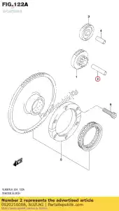 suzuki 0920210008 pin - Bottom side