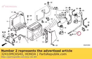 Honda 32410MCAS40 câble, démarrer le moteur - La partie au fond