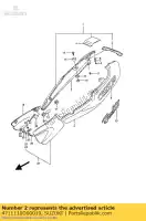 4711110D00019, Suzuki, couverture, cadre, rh suzuki gsf bandit  v limited z vz gsf400 400 , Nouveau