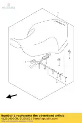 Here you can order the clamp,seat from Suzuki, with part number 4521040B00: