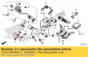 honda 31653MKKD21 comp. corporal, acessório - Lado inferior