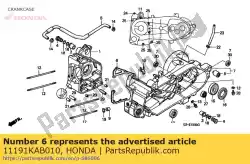 Here you can order the gasket,r crank ca (nas) from Honda, with part number 11191KAB010: