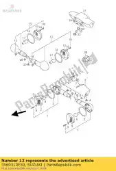 Tutaj możesz zamówić kpl. Lamp z ty? U od Suzuki , z numerem części 3560310F50: