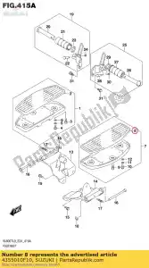 Suzuki 4355010F10 en caoutchouc, pour pied - La partie au fond