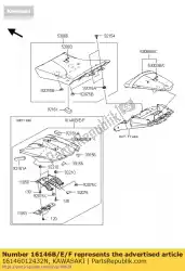 Ici, vous pouvez commander le housse, siège simple, f zr100 auprès de Kawasaki , avec le numéro de pièce 16146012432N: