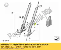 31428555697, BMW, fork leg left bmw  1200 1250 2015 2016 2017 2018 2019 2020 2021, New