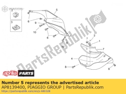 Aprilia AP8139400, Strzec, OEM: Aprilia AP8139400