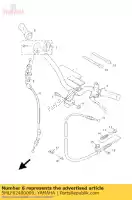 5MLF62400000, Yamaha, agarre conjunto yamaha xc 125 2005 2006, Nuevo