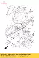 4TX216490000, Yamaha, amortecedor yamaha tdm 850 1996 1997 1998 1999 2000 2001, Novo