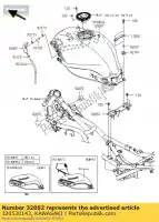 320520143, Kawasaki, bracket-tank,rr ex250jaf kawasaki ninja 250 2011, New