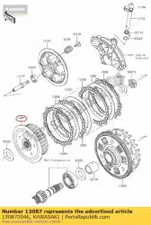 hub-koppeling er650c9f van Kawasaki, met onderdeel nummer 130870046, bestel je hier online: