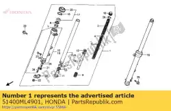 Here you can order the no description available at the moment from Honda, with part number 51400ML4901: